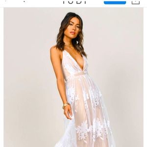 Tobi white dress